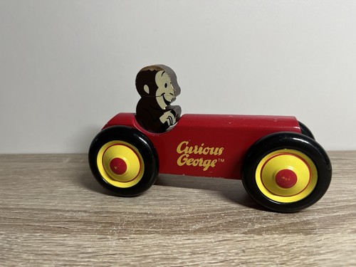 Curious george red - curious, wooden
