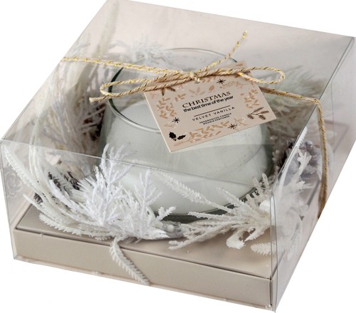 Christmas candle centrepiece - candle,