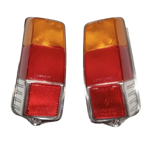 Pair plastic taillights - of,