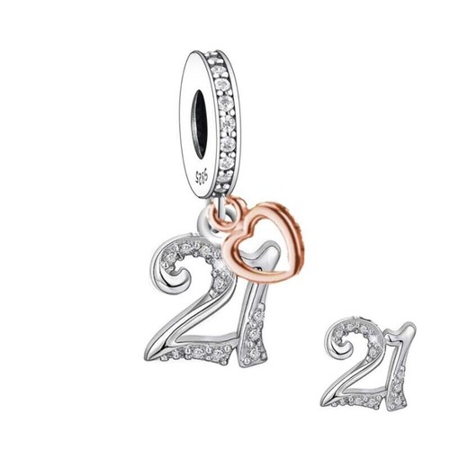 S925 silver rose gold - silver, &