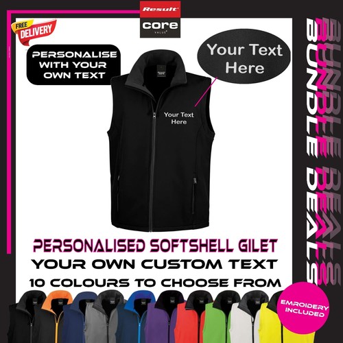 Personalised softshell gilet - softshell,