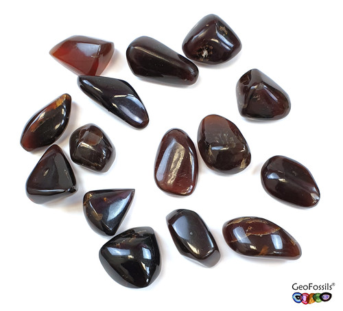 Blue amber tumble - blue,