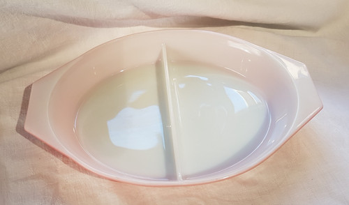 Vintage jaj pyrex oval divided - vintage,