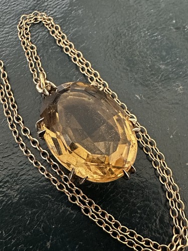 Large vintage gold - large, 9k
