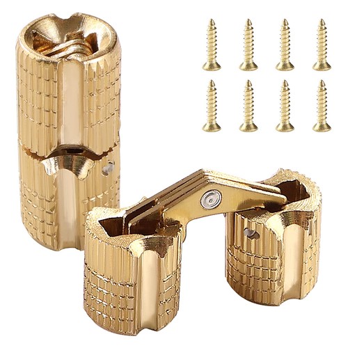 Brass barrel hinges 8mm - barrel, copper