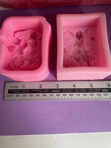 2pcs angel silicone mould - angel,