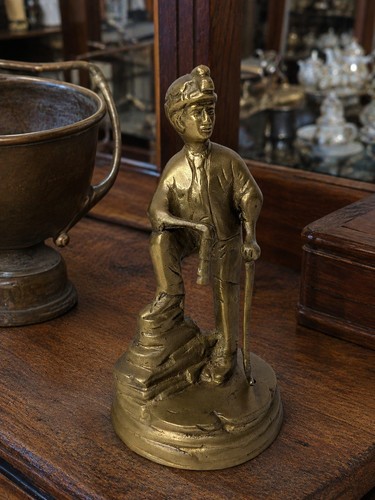 Vintage brass coal - brass,