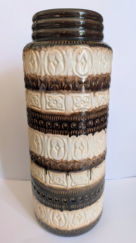 Vintage scheurich floor vase - vintage,