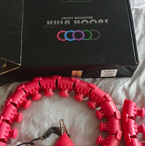 Smart weighted hula hoops pink - hula,