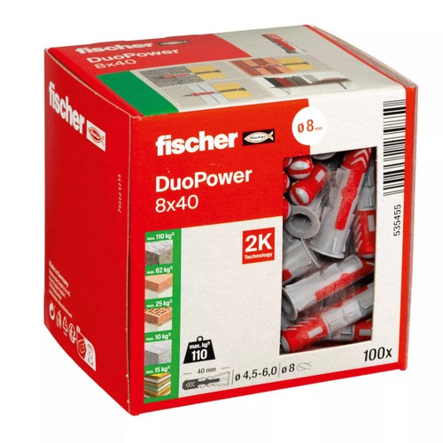 Fischer duopower wall plugs - fischer,