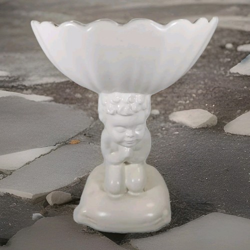 White glazed compote dartmouth - white,