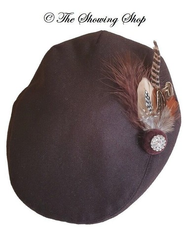 Brown wool feather lead - feather,