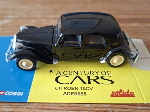 Corgi citroen 15cv - citroen, black