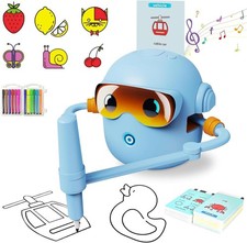 Kids drawing robot with - kids,