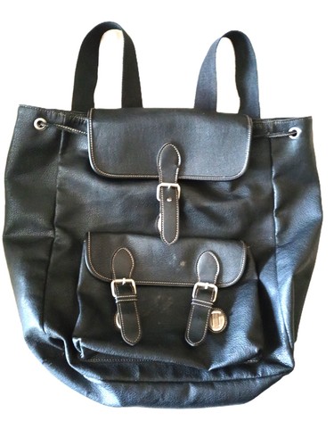 Gap backpack black faux - gap, backpack.