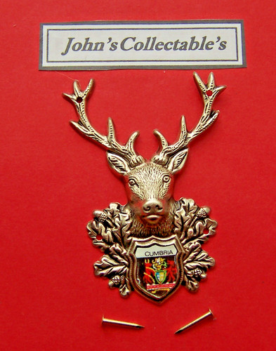 Cumbria stags head walking - head, /
