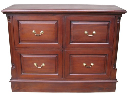 Mahogany filing cabinet - filing, 4