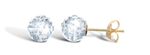9ct yellow gold crystal aurora - gold,