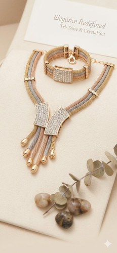 Luxury tri color mesh - ​luxury, tri-color