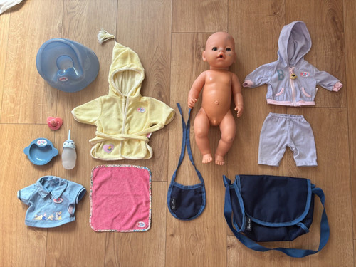 Baby born doll - clothes, &