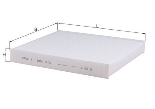 Cabin air filter mahle 120 - air, la