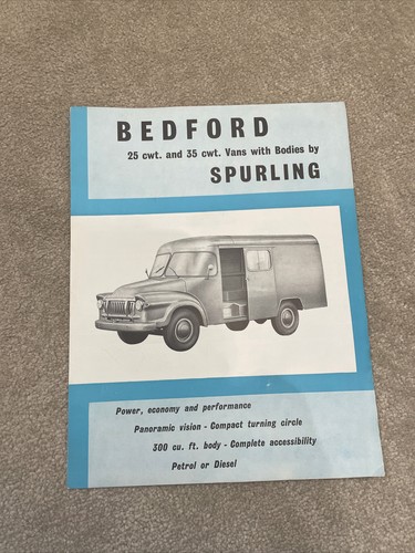 Original 1960 bedford - 1960, spurling
