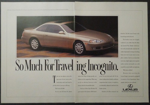 1992 lexus 400 sports coupe - sc,