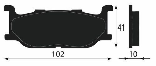 Front brake pad 5s7 w0045 - front,