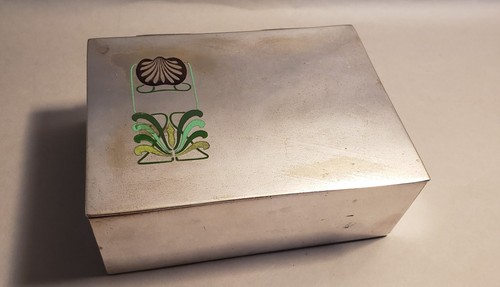 Floral art nouveau enamel - floral,