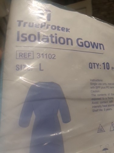 Isolation gown trueprotek - gown,