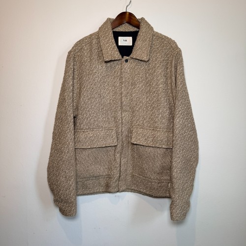 Folk jacket mens - mens, beige