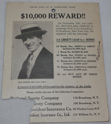 1919 leo julofsky new york - leo,