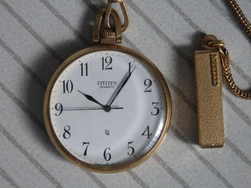 Citizen quartz pocket watch - quartz,