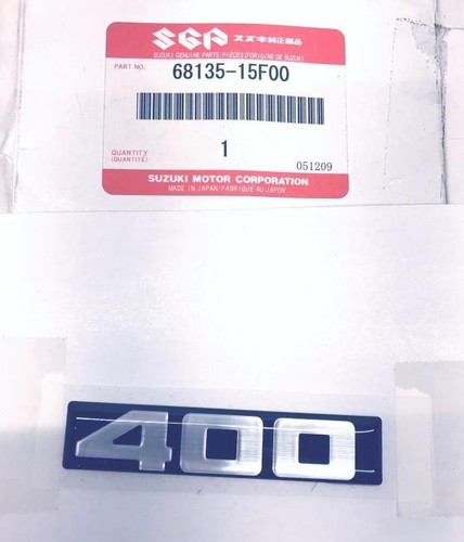 Rear emblem suzuki - rear,