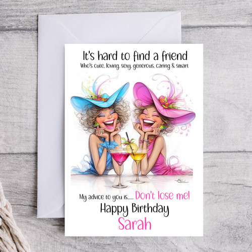 Personalised friend birthday - personalised,