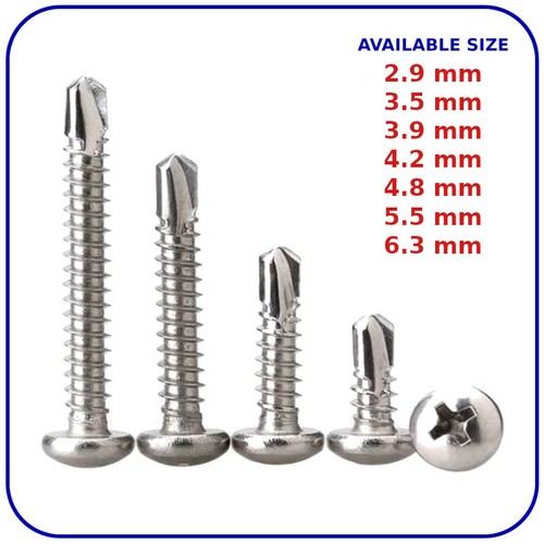 Pan head self drilling screws - drilling,