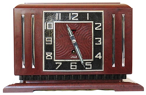 Jaz bakelite clock - bakelite, clock,