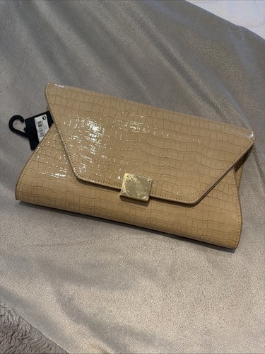 Cream beige clutch bag - clutch, handbag