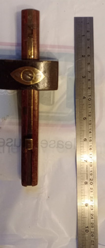 Vintage hardwood brass - vintage,