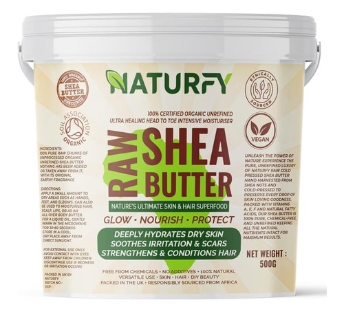 Shea butter organic unrefined - shea,