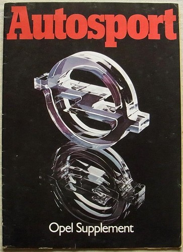 Autosport opel supplement car - autosport,