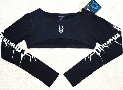 Cyberdog cropped long sleeved - cropped, long-sleeved