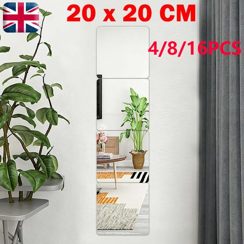 16pcs mirror tiles wall - mirror,