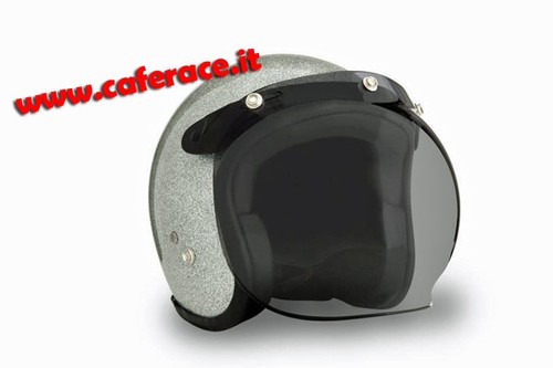 Bubble smoked helmet jet - 70's,