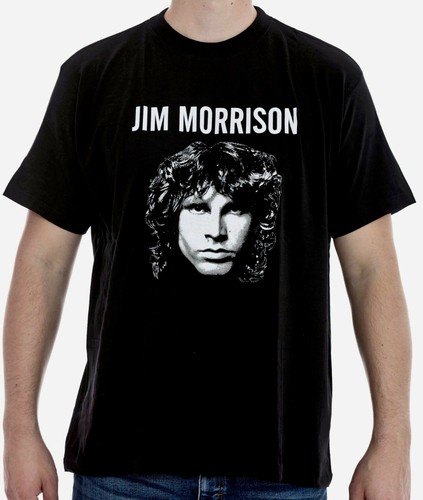 Jim morrison black - black, t