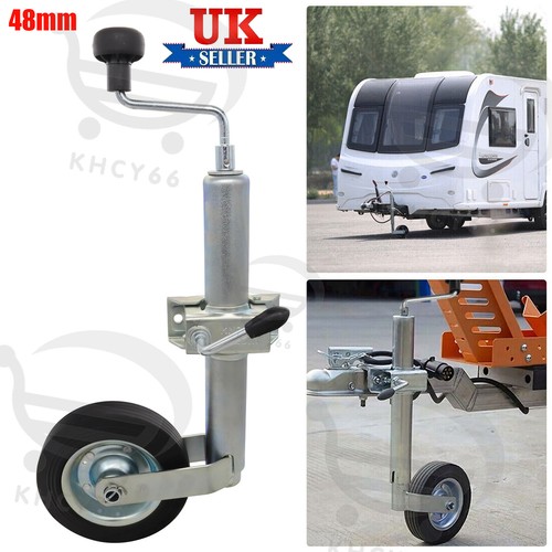 Jockey wheel with - wheel, clamp
