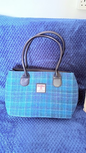 Harris tweed blue - tweed, plaid