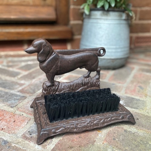 Cast iron vintage dachshund - vintage,