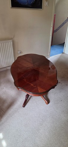 Mahogany inlaid italian rococo - italian,