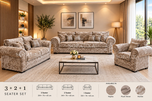 Luxury sofa 2 - 3+2+1, 3+2